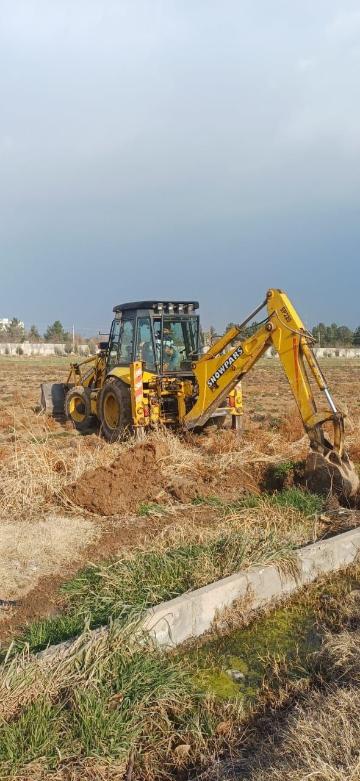 ترمیم ترکیدگی لوله دانشکده کشاورزی